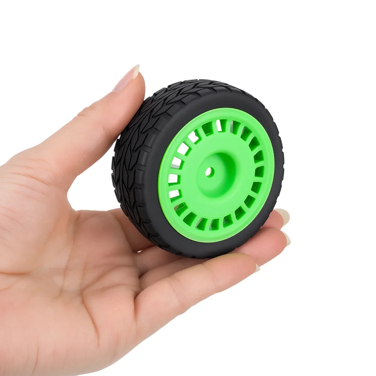 1/10 RC Off Road Buggy Wheel & Tire Set 4Pcs – Arrow Pattern 12mm Hex for MJX 10303 Tamiya TT02 TT01 XV01