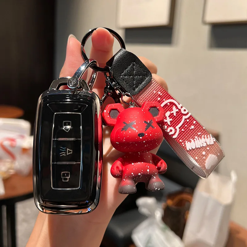 Per Chery Jetour X70 X70M X70S X90 X95 Plus 2020 2021 2022 TPU Car Remote Key Case Cover Shell Fob Holder accessori