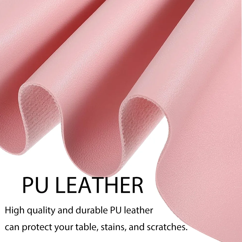 1/2 Stück Nagelmatte Wiederverwendbare PU-Leder Schreibtischunterlage Faltbare Nagelkunst-Tischmatte für Heim-Maniküre und Professionelle Salon-Nagelzubehör – Detail 3