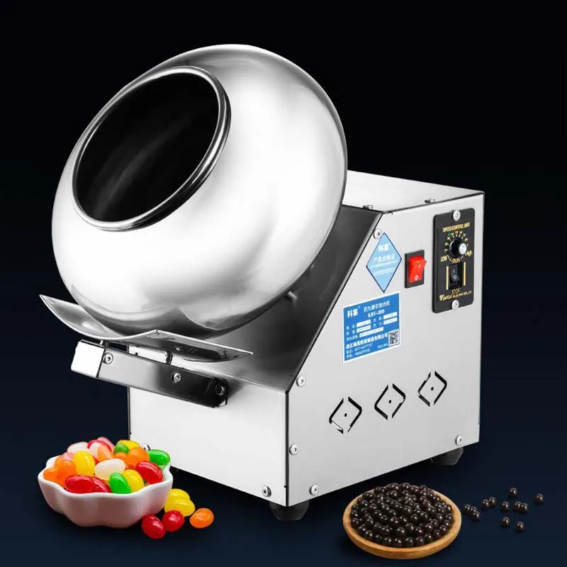 

220V Commercial Sugar Candy Tablet Coating Machine Electric Mini Polishing Machine Pellets Coater