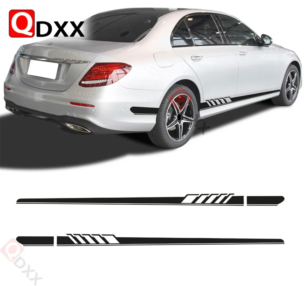 

Для Mercedes-Benz E-класса AMG Edition: наклейки-полосы на пороги и боковые двери (W212, W213, E200, E250, E300, E350, E63 AMG) – аксессуары