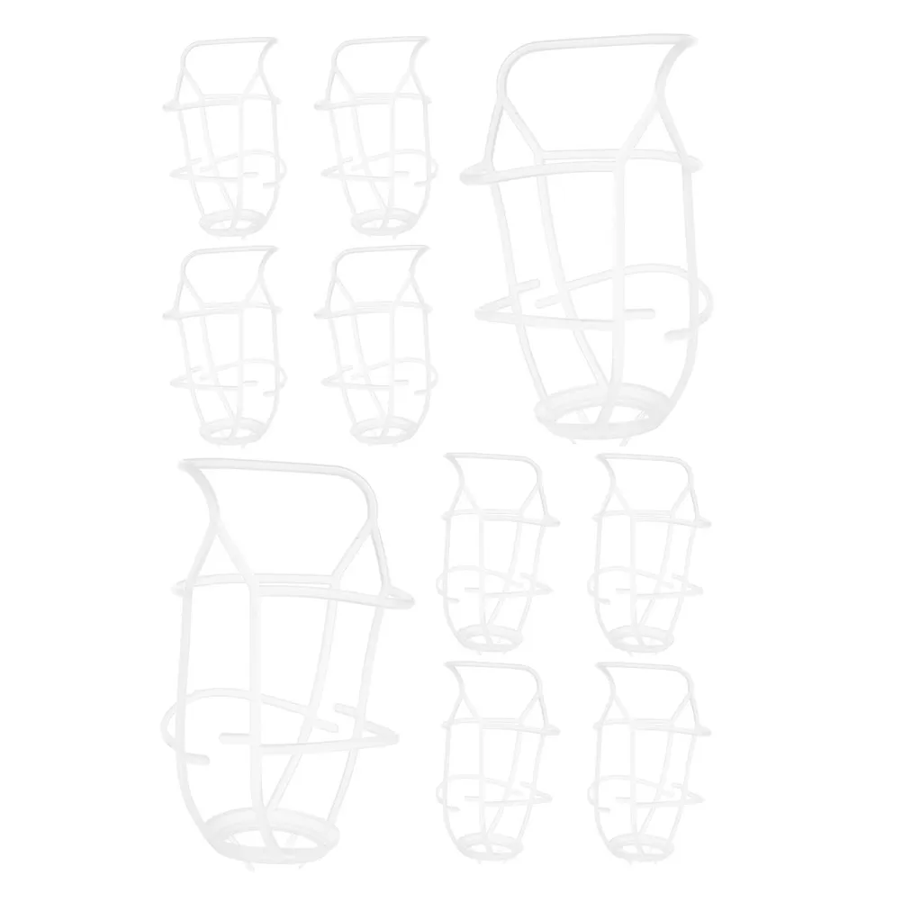 10Pcs Infusion Net Cover Easy Attach Plastic Hanging Net for Infusion Bottles Saline Solution Holder Clinical Outpatient Home
