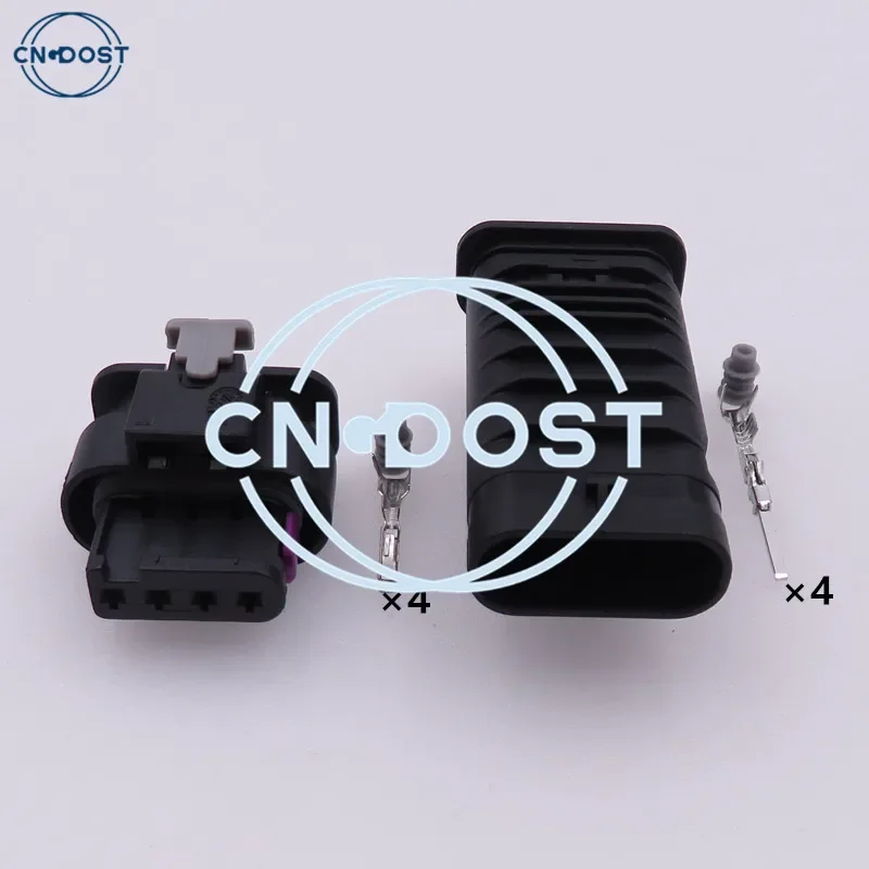 

1 Set 4 Pin 1-1718656-1 1718657-1 1718657-1 Waterproof Car Plug Sensor Connector AC Assembly 4f0973704 For Benz 4f0973704