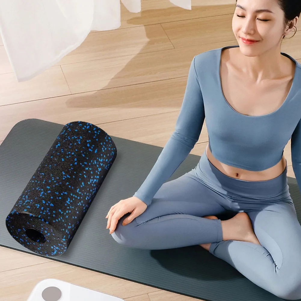 Picture 5: Exercise Foam Roller Portable Muscle Foam Roller High Density EPP Hollow Massage Roller Multi-Function for Bodybuilding