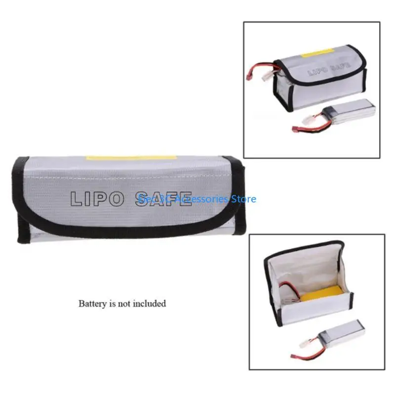 Y51A 2xLipo Battery Bag Portable Fireproof Explosion-proof Resistant Safety for