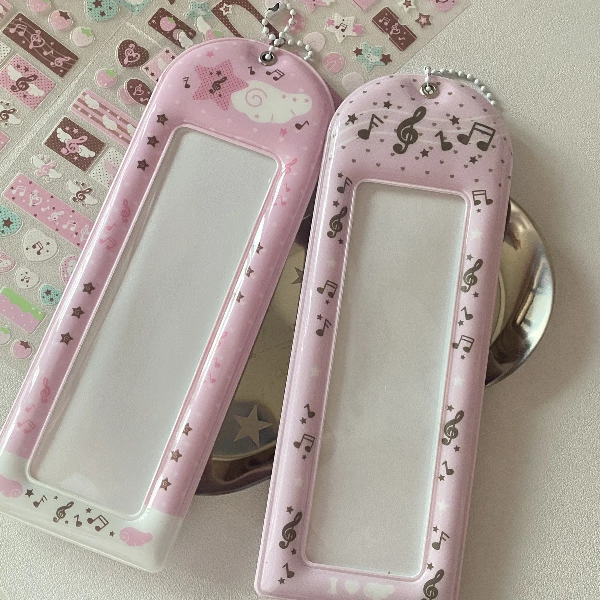 Porte-clés Photo Y2K, accessoires de breloques, cadre Photo, porte-clés, Mini Album Photo, choses Kpop