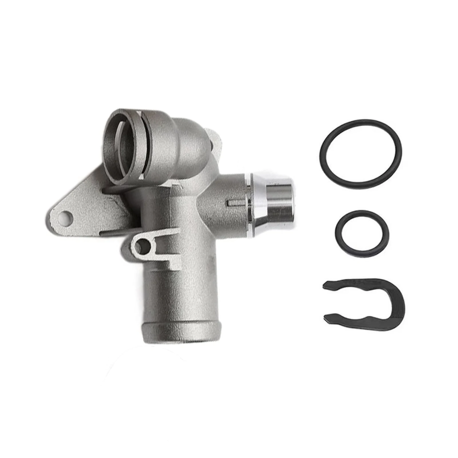 

1 шт., алюминиевый фланец для выхода охлаждающей жидкости 06B121132E # 06B121132B # Для A4 2002-2006 1.8L Автомобильные аксессуары с прямой заменой