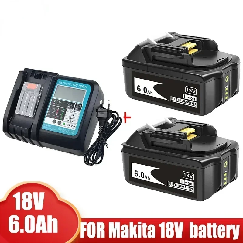 

High Quality BL1860 Rechargeable Battery 18V 6000mAh Lithium Ion for Makita 18v Battery BL1840 BL1850 BL1830 BL1860B LXT400