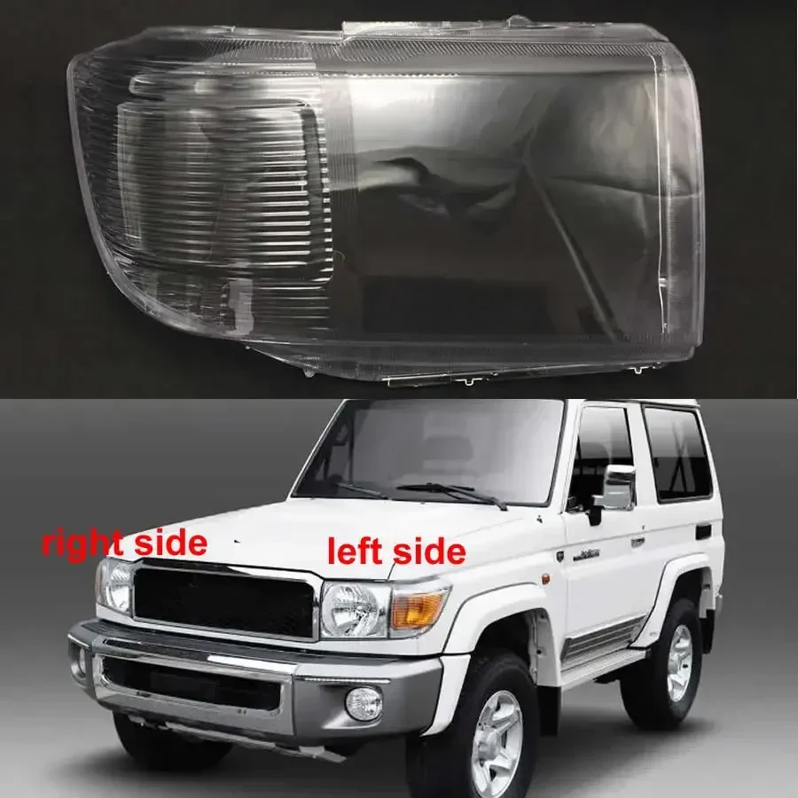 

For Toyota Land Cruiser FJ70 Truck 2007 Headlamp Cover Transparent Headlight Shell Lens Plexiglass Replace Original Lampshade