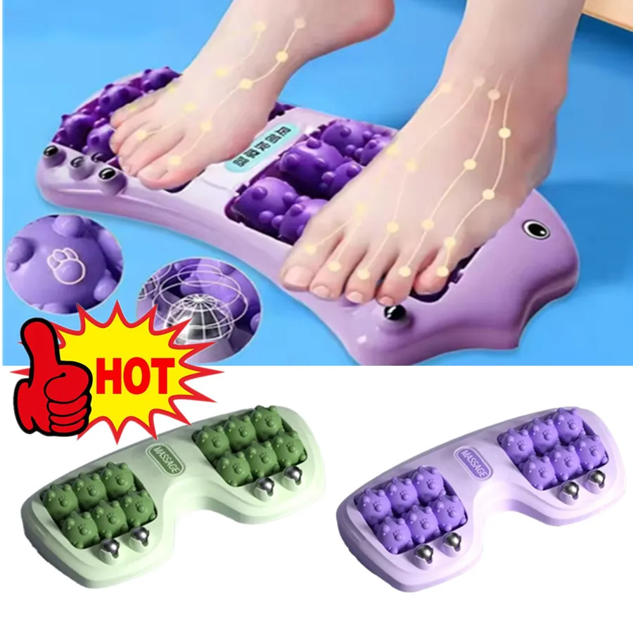 

Foot Roller Massager Foot Massage Magnetic Bead Roller Multi-Point Foot Massage Foot Therapy Rubbing Foot Massager Tri Color