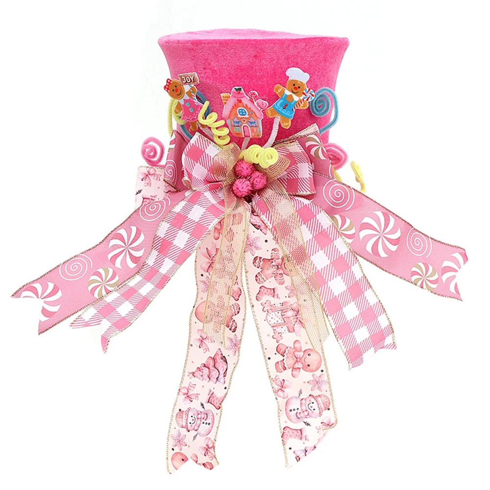 Festive Tree Decoration Christmas Tree Hat Compact Storage Design Sturdy Cloth Material Christmas Decoration For Christmas Party