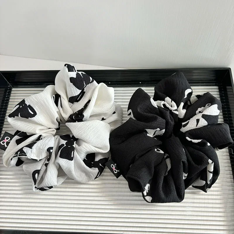 

Elastic Silk Hair Tie Korean Scrunchies Ponytail Holder for Women Girls Fashion Hair Accessories Headband