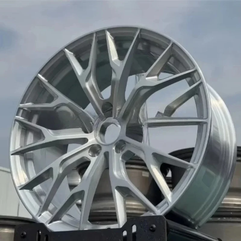 High-Quality Hot Selling New Design Monoblock Brushed Silver Aluminum Alloy Forged Wheel X5M/X5M Competition