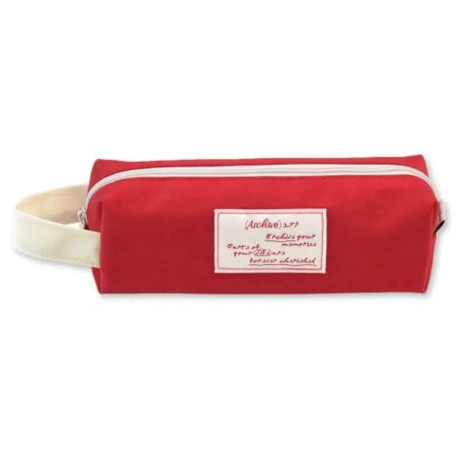 

Case, Scarlet red - Pencil Pouch, Portable Pencil Bag, Pencil Case, Office Pouch case