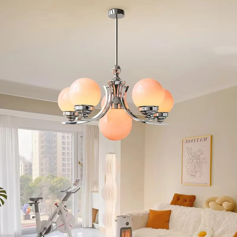 

MZISOSOD for Modern Creative Glass Ball Chandelier Ceiling Pendant Light for Bedroom Dining Room Living Room Home Decor
