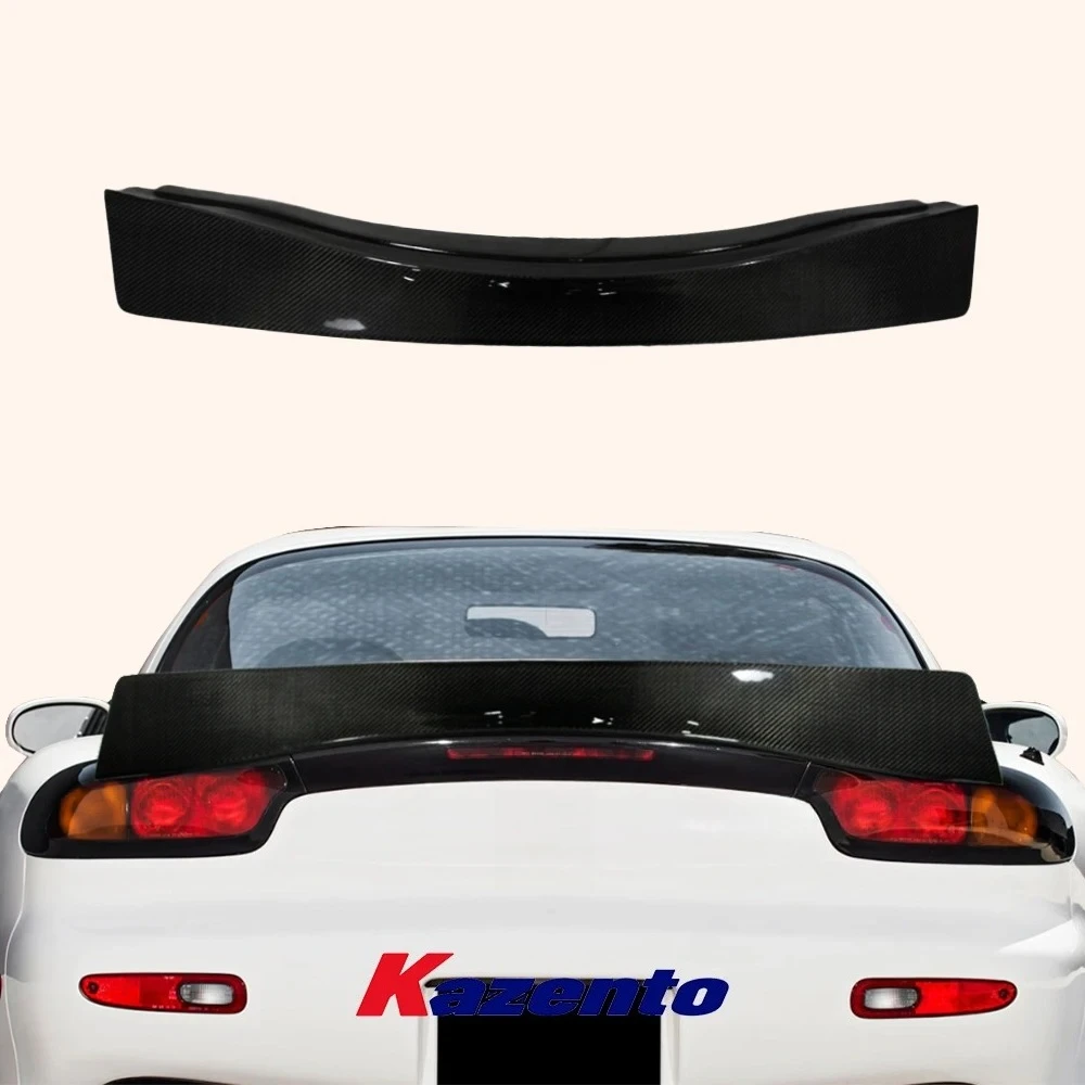 Kit de carrocería de coche, alerón trasero de fibra de carbono para Mazda RX7 RX-7 FD3S RB, alerón trasero para maletero, cola de pato
