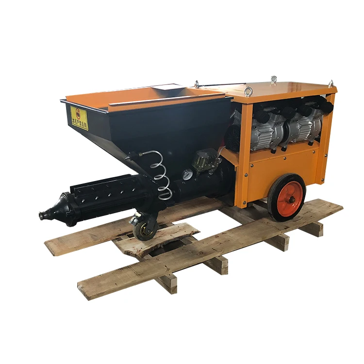 Automatic cement mortar spraying machine Plastering machine Fireproof coating putty real stone paint spraying machine