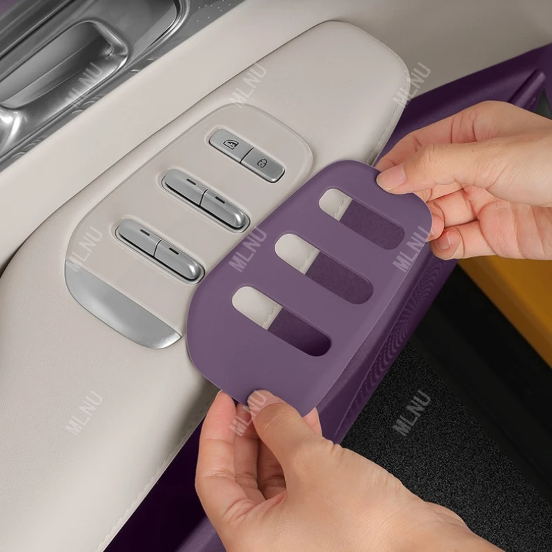 Window Switch Panel Cover For CHANGAN Deepal S07 Accessories 2026,Silicone Protector,Full Coverage Anti-Dust,Silent Buffer