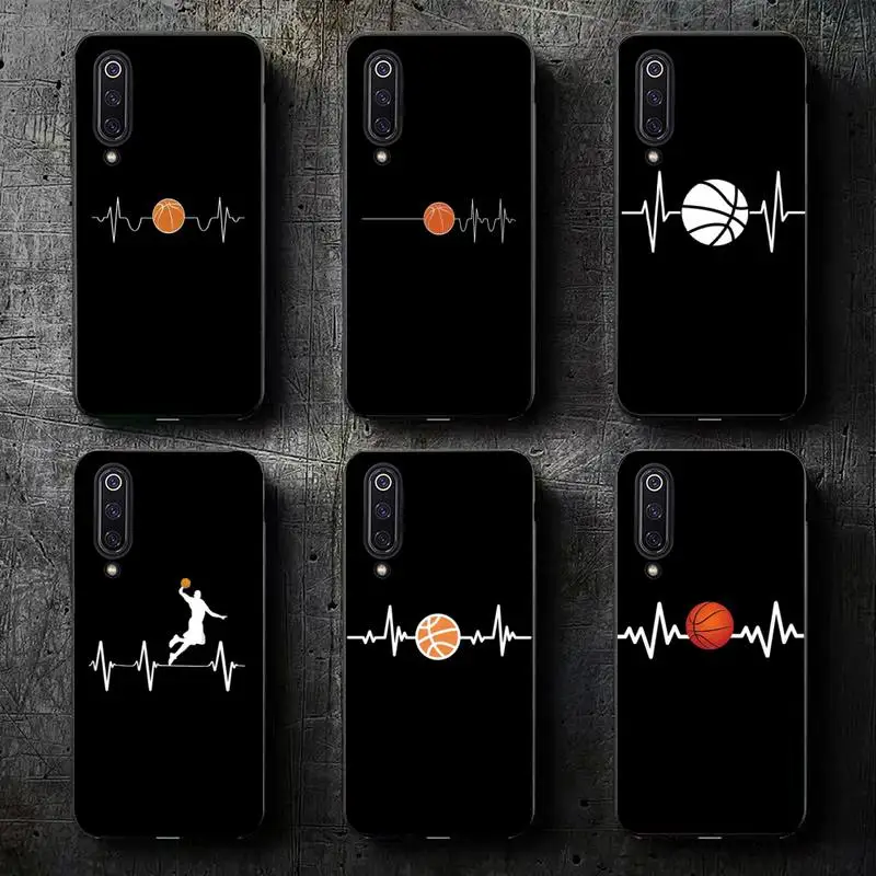 Basketball Heart Beat Phone Case For Xiaomi9 10 11PRO LITE Redmi NOTE7 8 9 10A PRO K40 Poco3 Shell