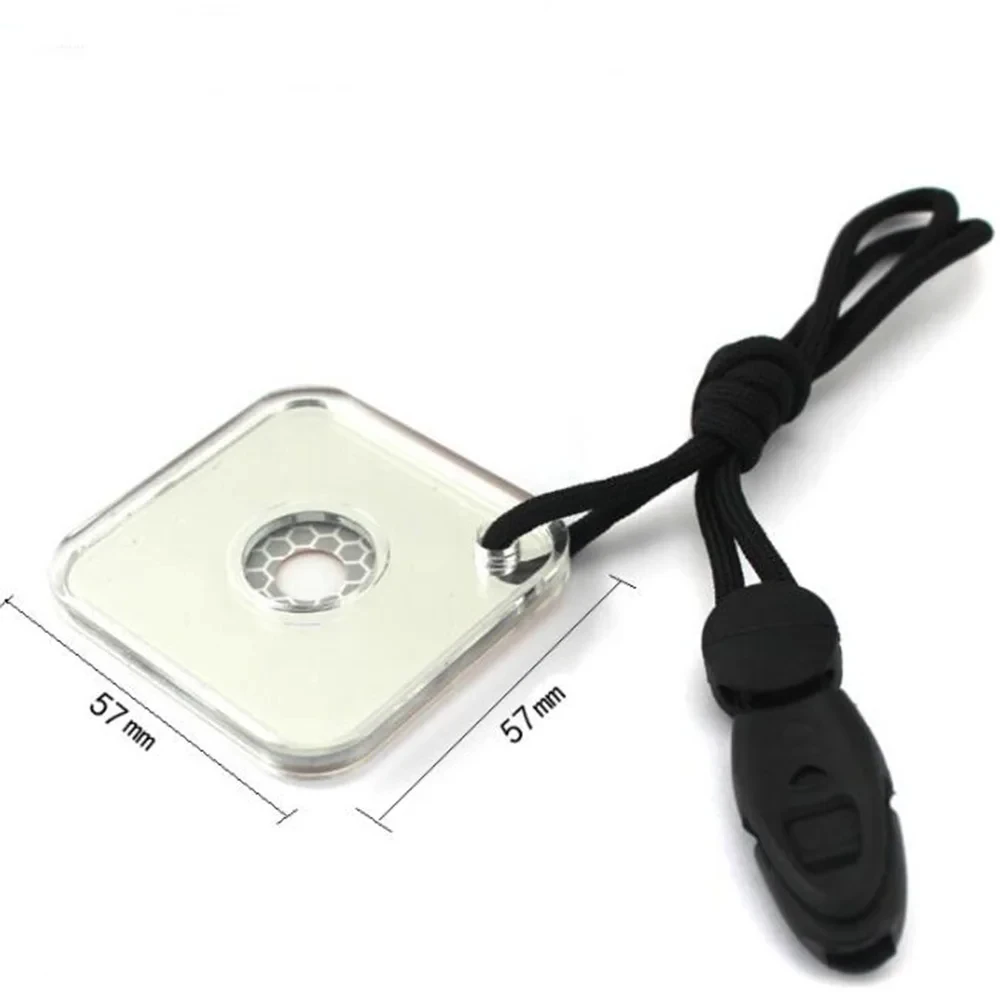 1PC Outdoor Survival Reflective Signal Mirror for Hiking Camping Emergency Practical Daylight Reflective Tool First Aid Supplies