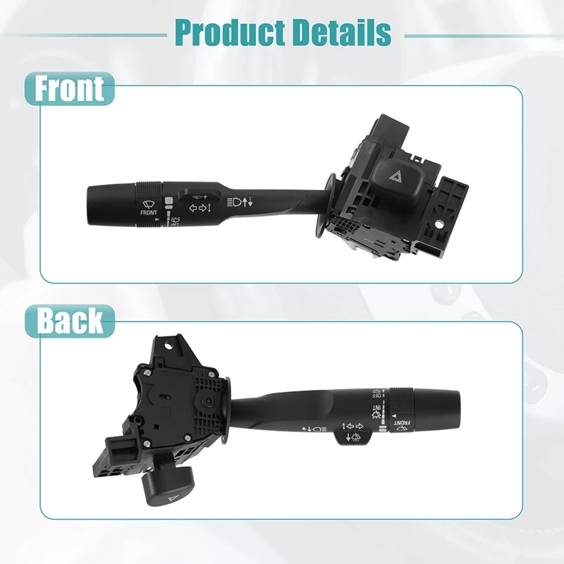 22982103 Turn Signal Wiper Headlight Switch For GMC Chevrolet Silverado Sierra 2014-2021