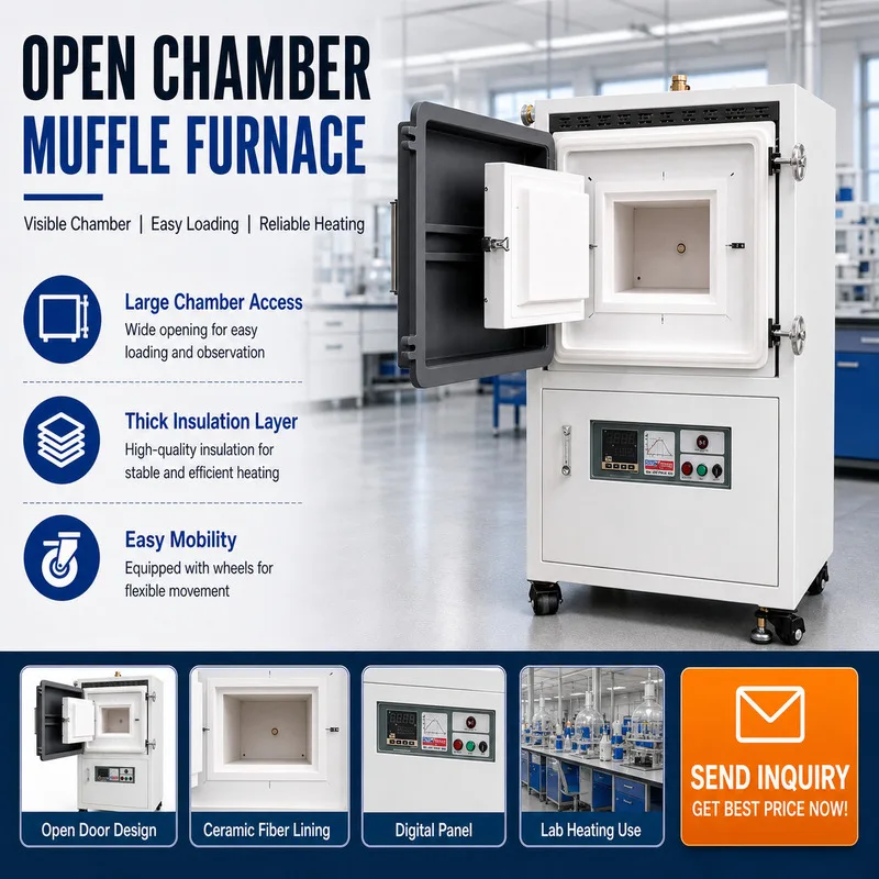 Atmosphere Sintering Crucible Gemstone Heating Equipment Vacuum Electric Muffle Box Furnace