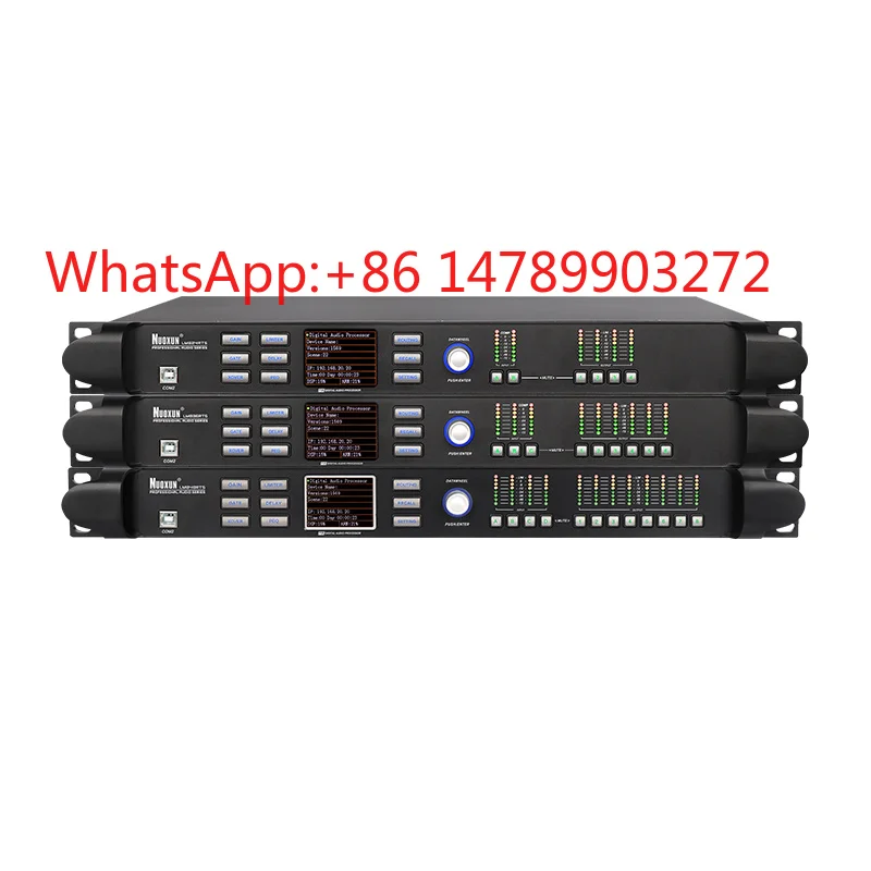 

4 In 8 Out Smart Mixer DSP Processor Professional Stage Speaker Sound System