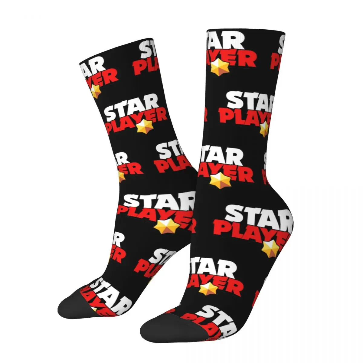 Fashion Male Men Socks Harajuku Star Player B-Brawls Sock Graphic Women Sock Spring Summer Autumn Winter