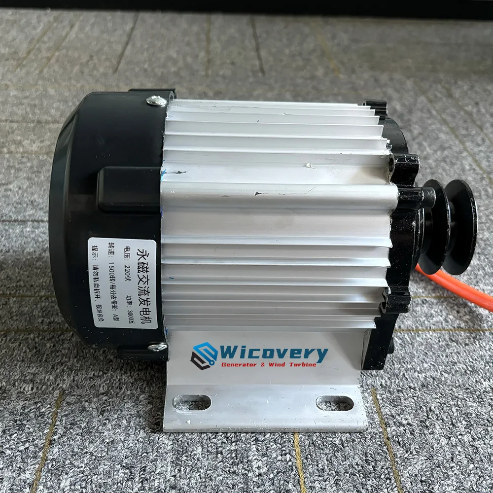 عالية الطاقة قسط المواد 3000 دورة في الدقيقة 3KW 5KW 7KW 8KW 220V 1 المرحلة المولد مولد المغناطيس الدائم دينامو لتقوم بها بنفسك للمنزل