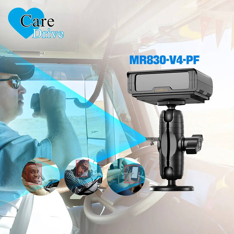 

CareDrive MR830-V4-PF DSM with CMSV6 Platform 4CH Video Input 512GB TF Card Storage 4G Wifi GPS Fatigue Camera with Vibrator