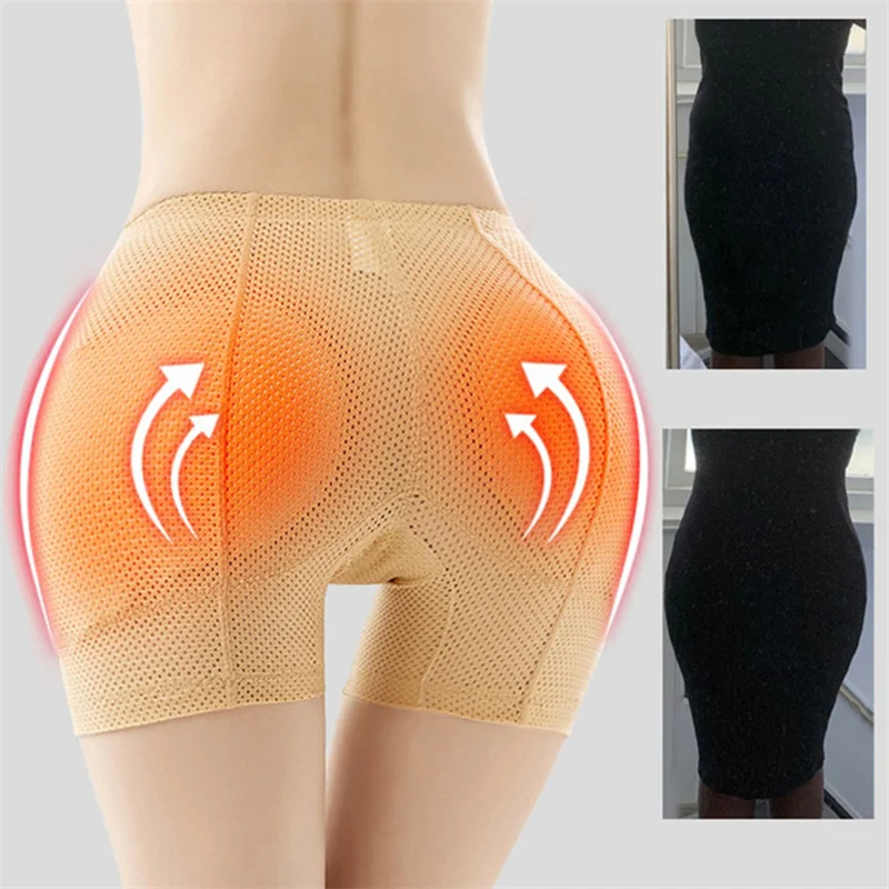 Hip Enhancer Hip Butt Cushion Panties Control Panties Butt Lifting Lifter Buttock Mesh Hole Butt Lifter Corrective Underwear