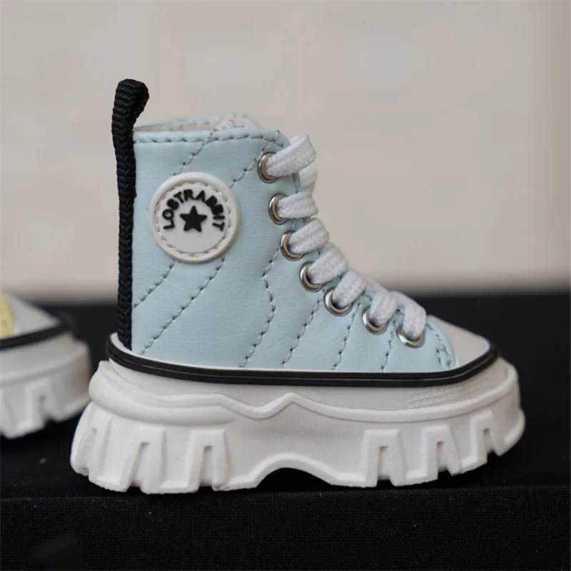 Buty dla lalek BJD dla lalek 1/4, buty codzienne MSD MDD, czarne, białe, niebieskie, różowe, wysokie trampki, akcesoria dla lalek, prezent DIY