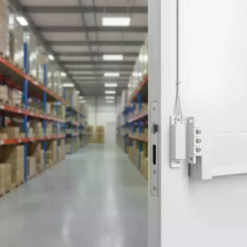 1 Pair NO NC Magnetic Door Window Contact Sensor Alarm High Sensitivity Open Closed Magnetic Contact Switch For Metal Reed Door