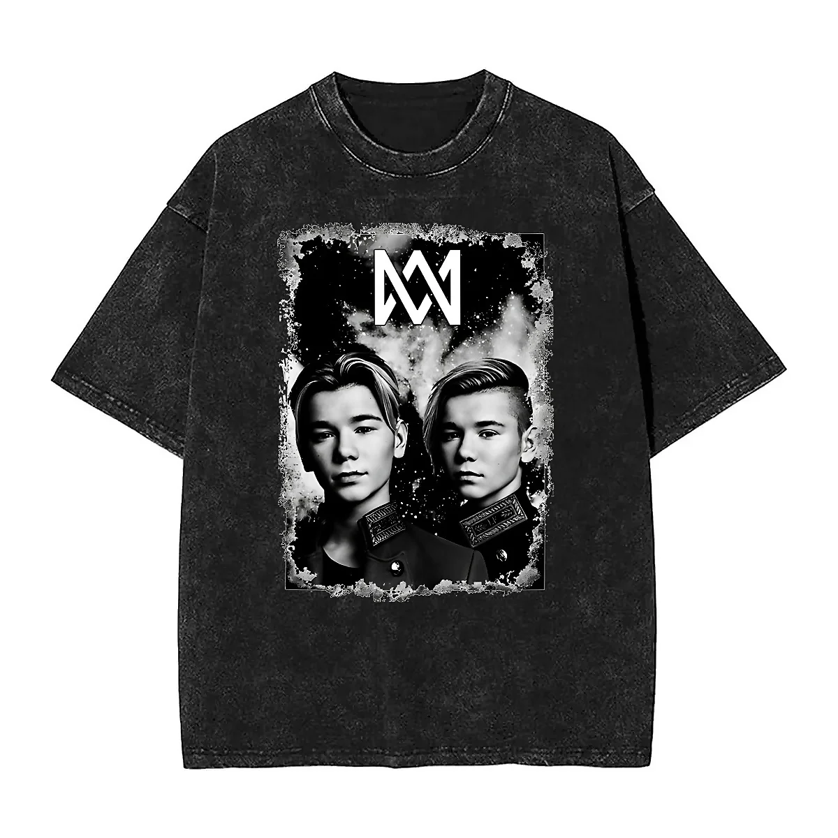 Streetwear Washed T-Shirt Marcus martinus 2024 Eurovisioned Cotton T-Shirts Novelty Tee Shirt for Men Summer Y2K Print Top Tees