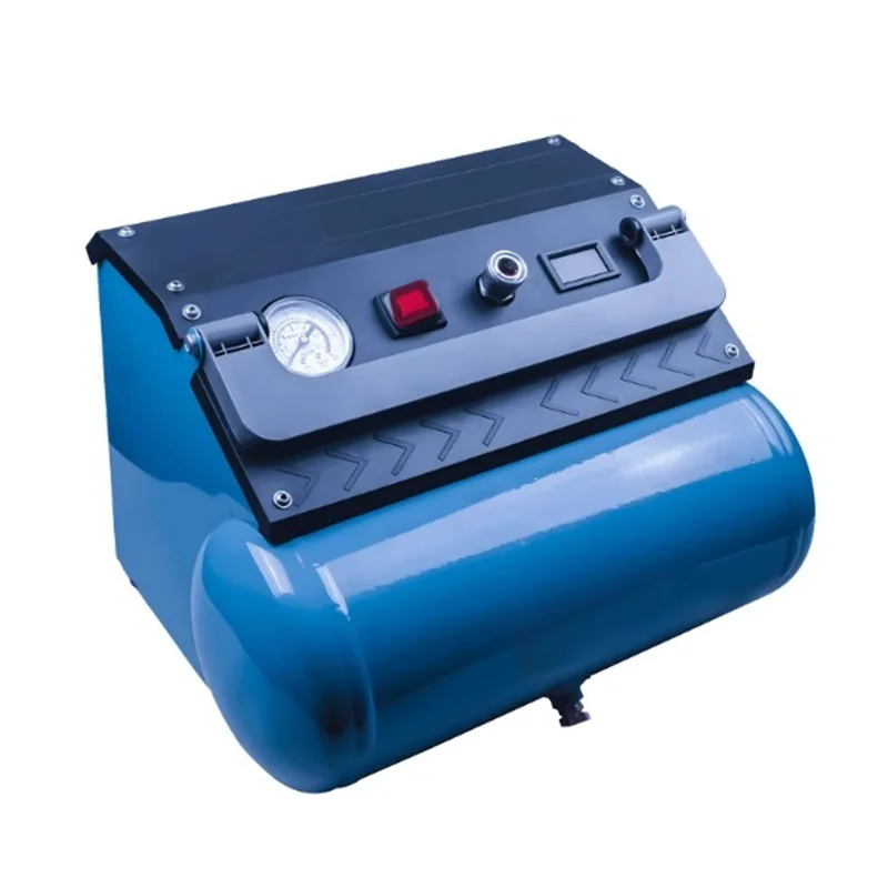 عالية الطاقة 8L فرش بطارية ليثيوم ضاغط الهواء المحمولة في الهواء الطلق ضاغط الهواء الصامت في الهواء الطلق مضخة هواء لاسلكية