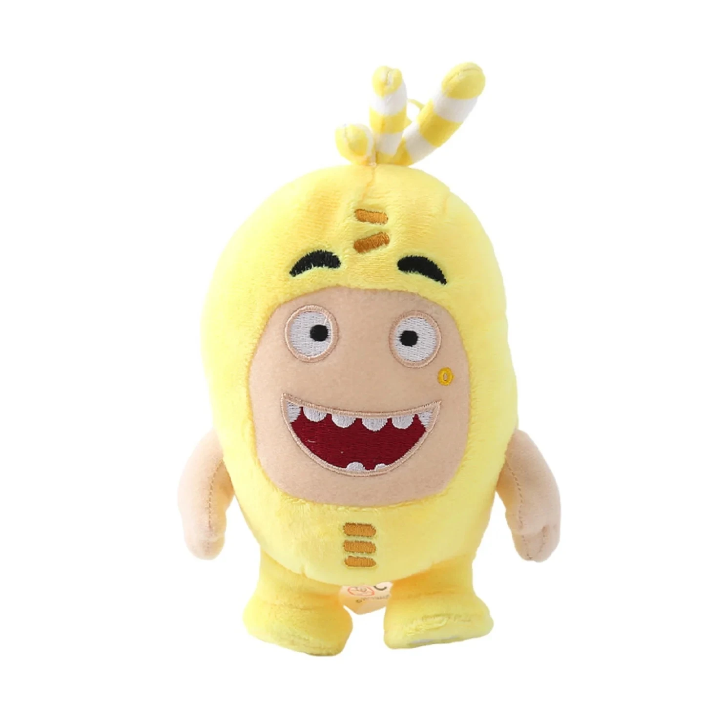 Oddbods-muñeco de peluche de dibujos animados para niños, 18CM de peluche de juguete, Jeff Newt Odd ZEE Bods, regalos de algodón PP, decoración del hogar, 8 unidades por lote