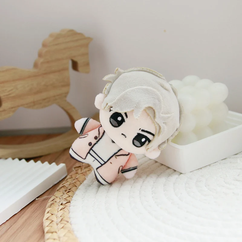 Character Plush Charm Sun Liang Xiao Yibai 10cm Soft Mini Dolls with Distinct Outfits for Key Holder Collection Display