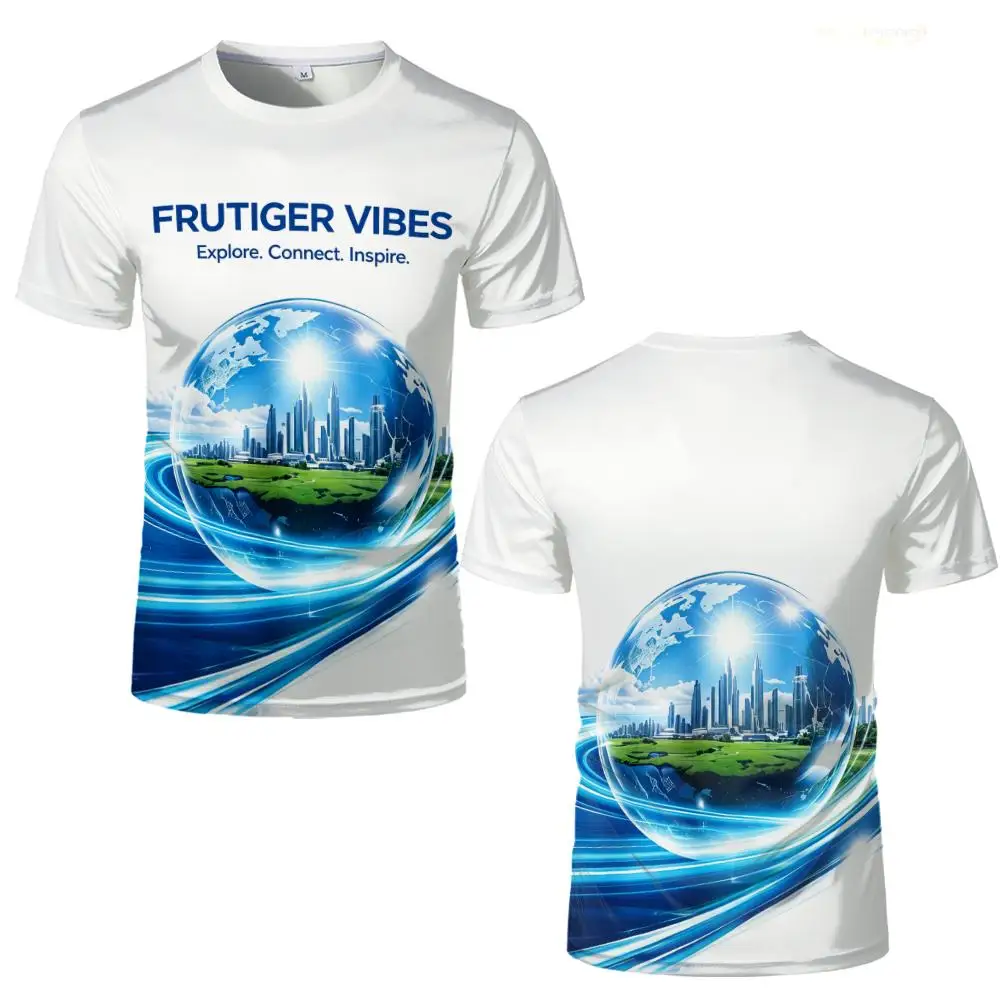 2026 Frutiger Aero 3D-Druck Herren T-Shirt Futuristische Natur-Grafik Kurzarm-Shirt Y2K Streetwear Lässiges Sommer-Rundhals-Oberteil – Detail 5