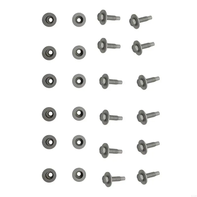 M76E-Seitenstufen-Montage-Hardware-Set 68044460AA, Stahl-Trittbrettbolzen und Gewindeeinsatzsatz für fahrzeugspezifische – Detail 8