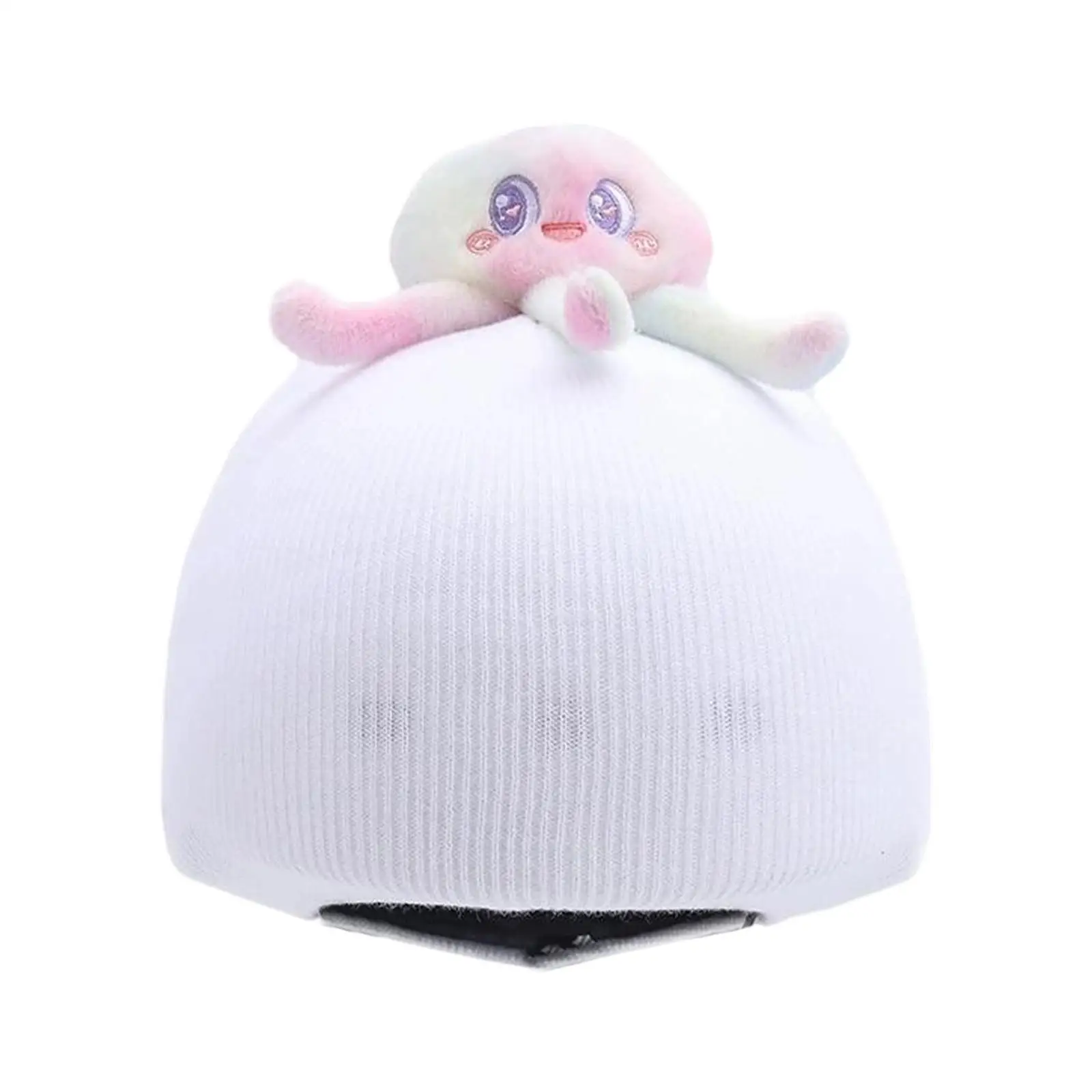 

Ski Helmet Cover Cartoon Funny Novelty with Octopus Decor Winter Sports Accessory, Snowboard Helmet Cover for Winter Park Rail