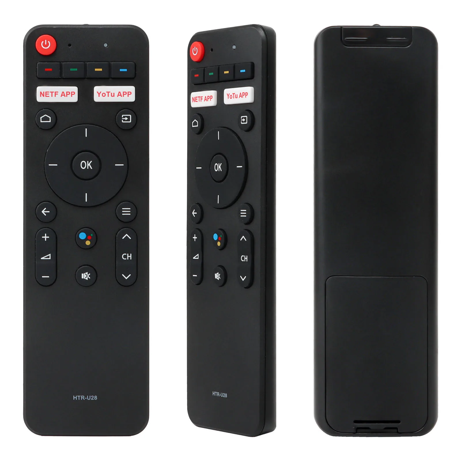 جهاز تحكم عن بعد بديل لتلفزيون Haier 4K UHD الذكي Android HTR-U28 H50S6UG H55S6UG H65S6UG بدون وحدة تحكم صوتية