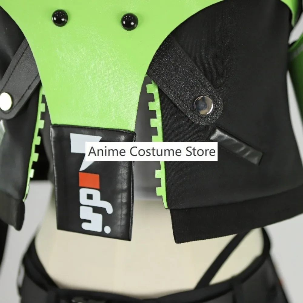 زي أنمي تنكري مع شعر مستعار للنساء ، لعبة Zone Zero ، Anby Demara ، سترات بغطاء رأس ، تنورات بدلة ، هالوين ، مثير