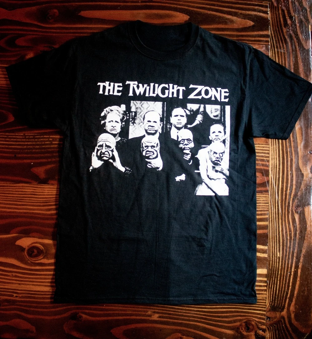 Twilight Zone T-Shirt Clothing Graphic Short Sleeve Shirt Unisex Men Women All-Season Men's T-Shirt Black Casual Crew Neck Tee