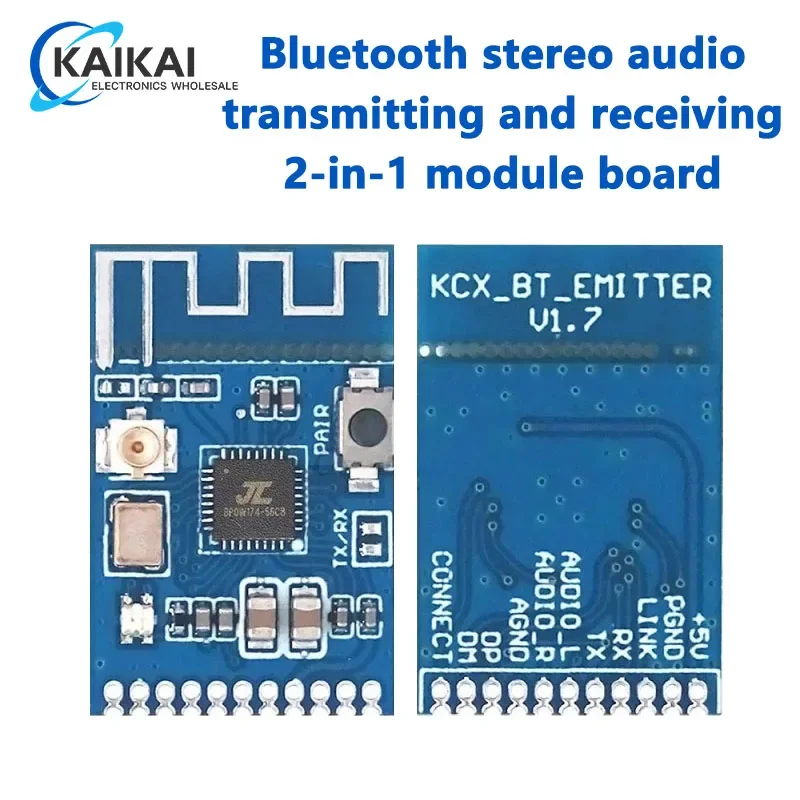 Bluetooth 5.3 Stereo Audio Transmission and Reception Two in One Module Wireless Audio Transmission Module