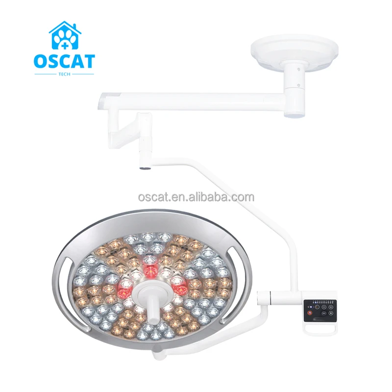 

OSCAT Veterinary Equipment Hospital Medical Surgical Exam Light Mobile Shadowless Lamp Adjustable Operation Shadoless Light