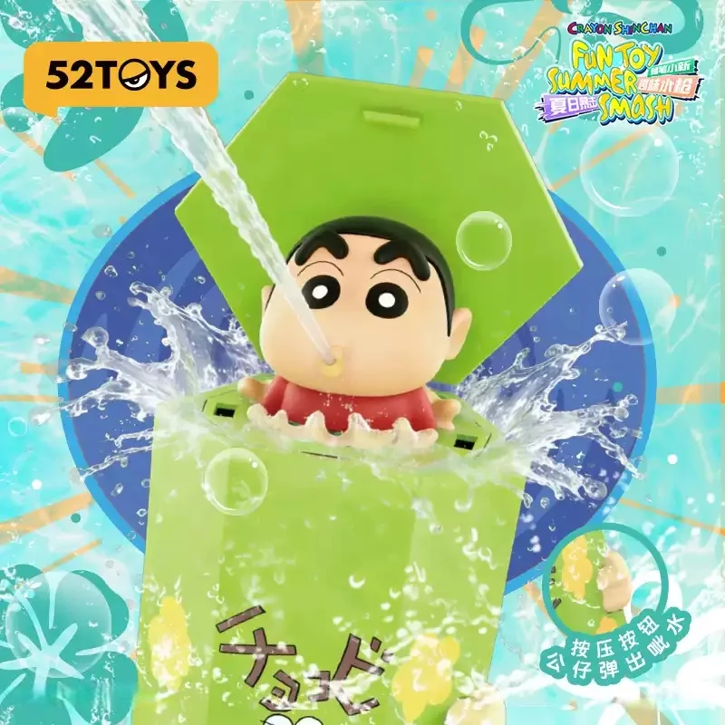 CRAYON SHINCHAN FUNTOY SUMMER SMASH Series Blind Box Mystery Box Toys Kawaii Ornaments Figurines Home Decor Desktop Model Dolls