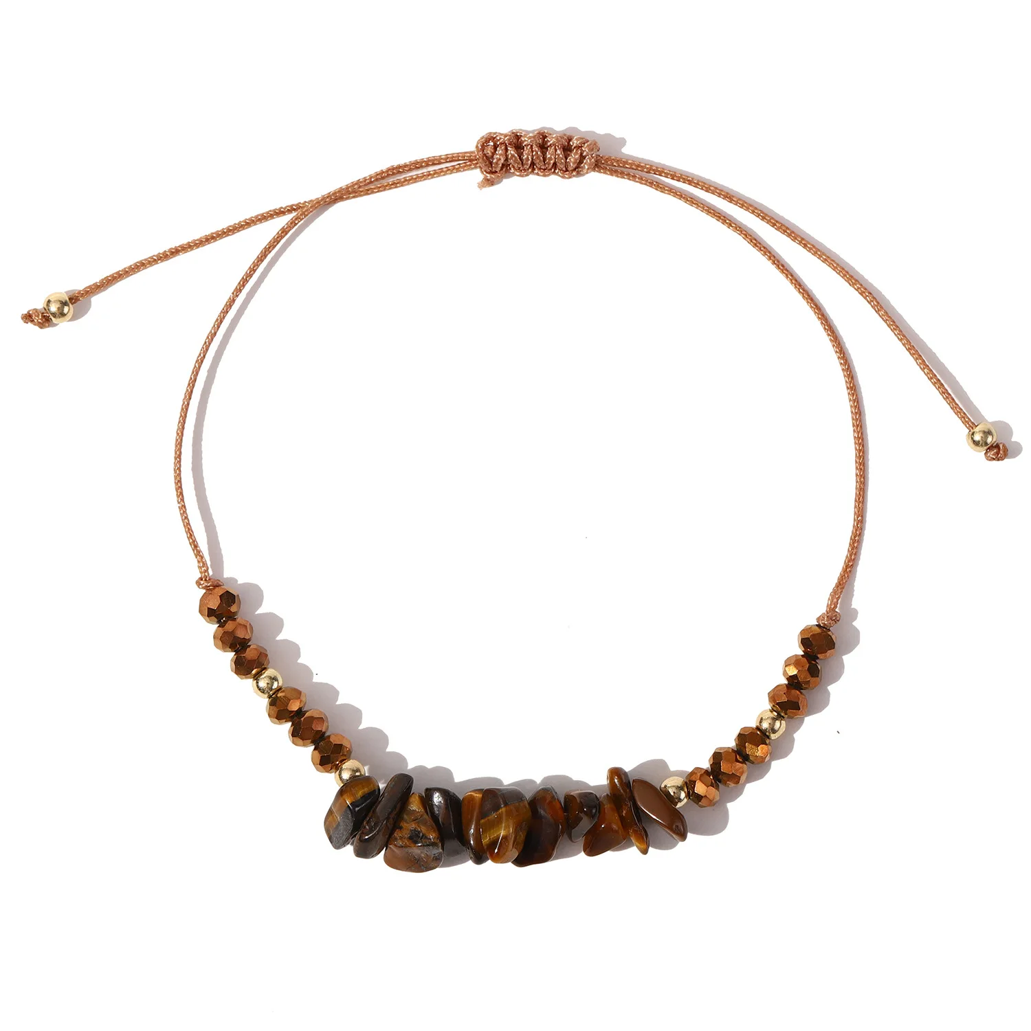 12Pcs/set New hot Selling Multi-colored Natural Stone Woven Bracelet  Handmade Bracelet For Women Girls Men