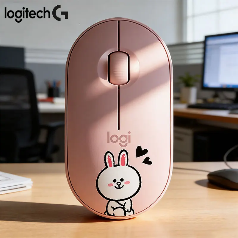 

Бесшумная и нескользящая офисная мышь Logitech M350 Pebble с длительным сроком службы, портативная и тонкая, незаменимая вещь для дизайнеров и офисных работников.