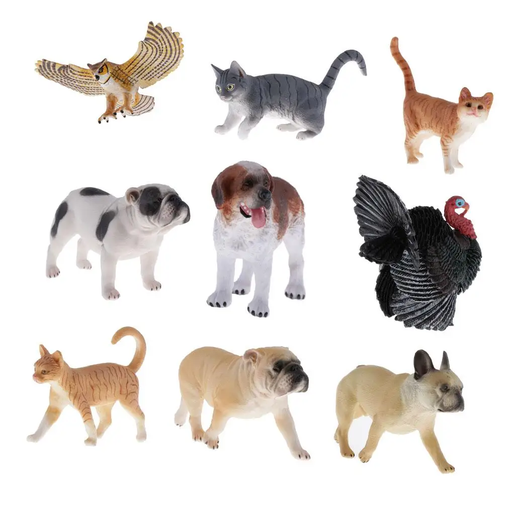 Simulation Animal Figures Toys, Animal Figurines, Large Plastic Animal Figures