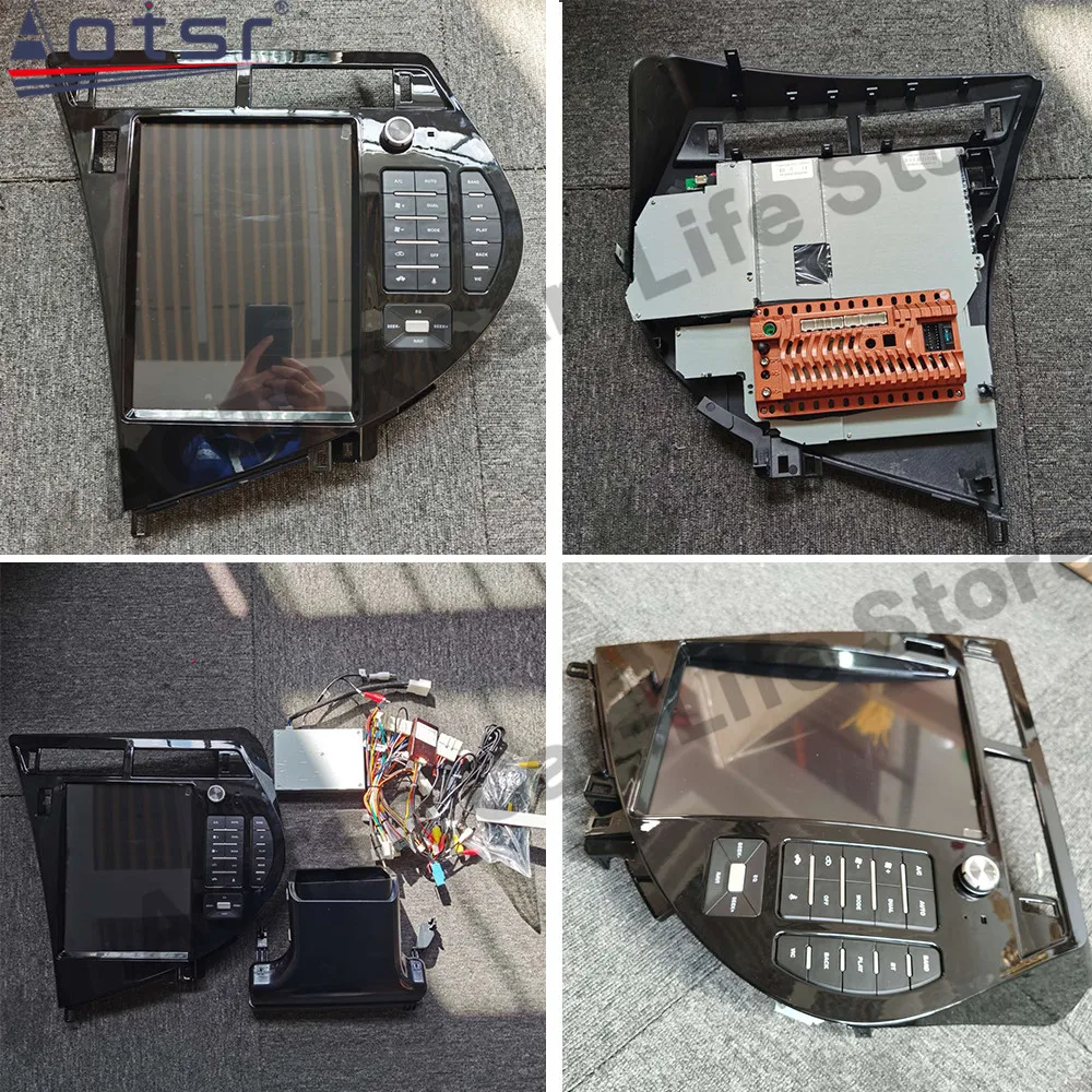 8+256G Android 14.0 Tesa- Style For Lexus RX Stereo Car GPS Navigation Screen Multimedia Video Player Radio Audio Auto Head Unit